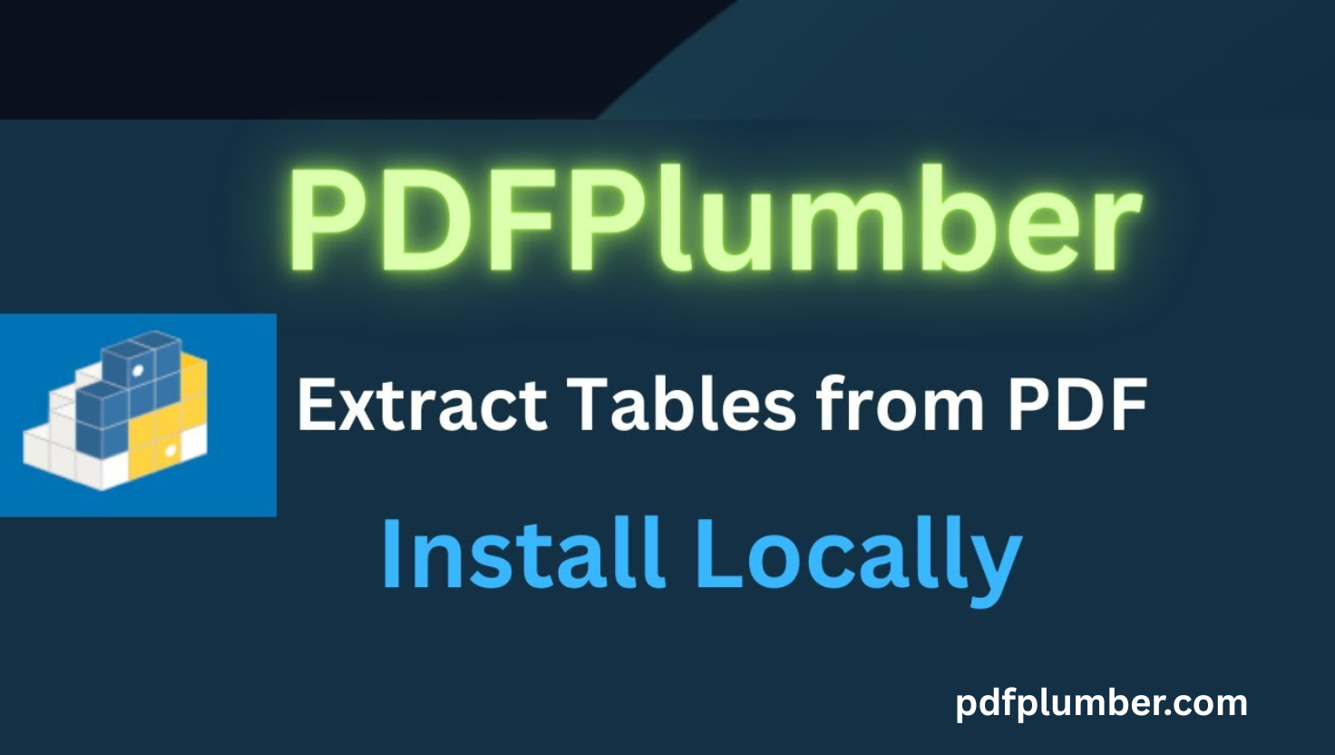 How can I install PDFPlumber on my system?